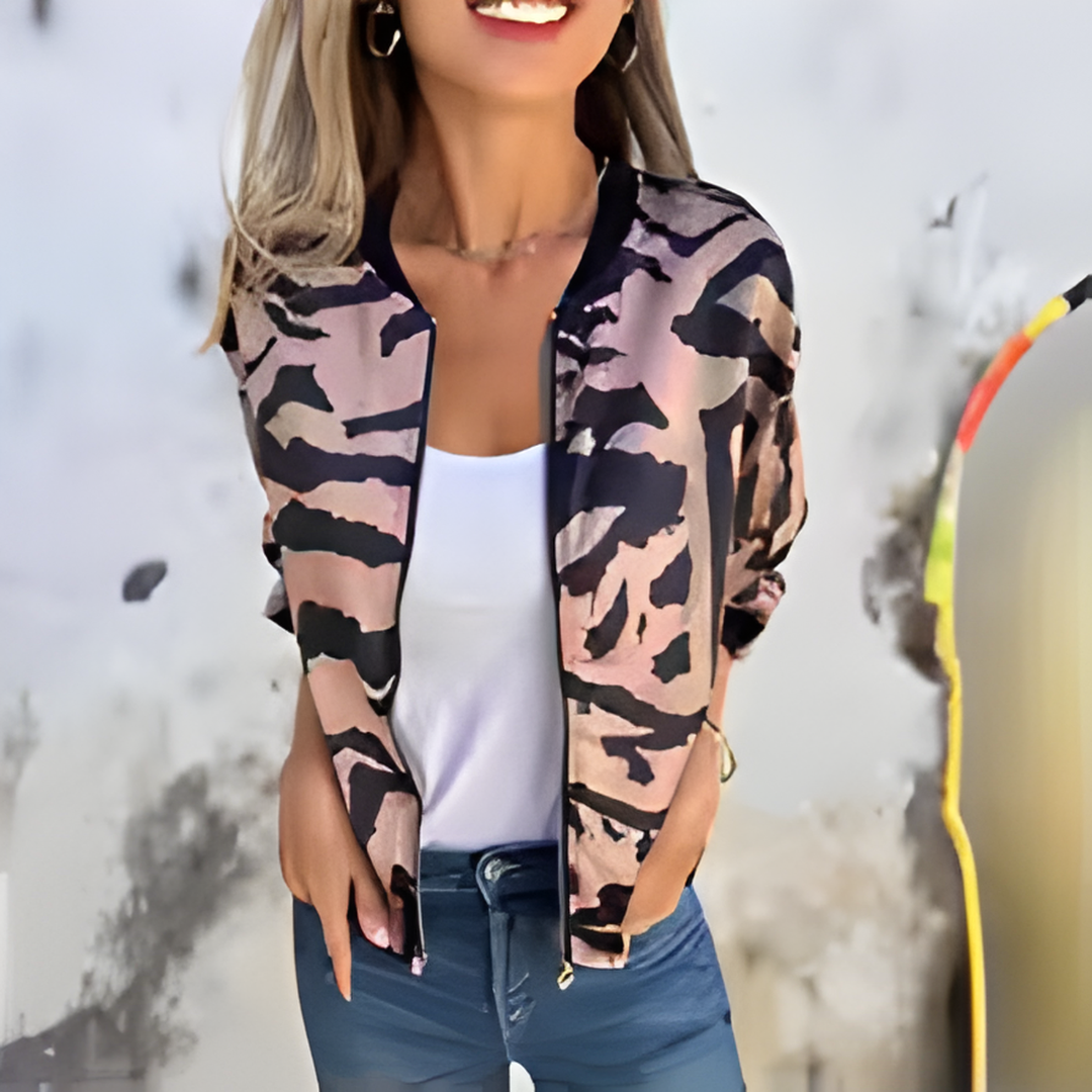 Boreal Chic™ Leopard Zip Jacket