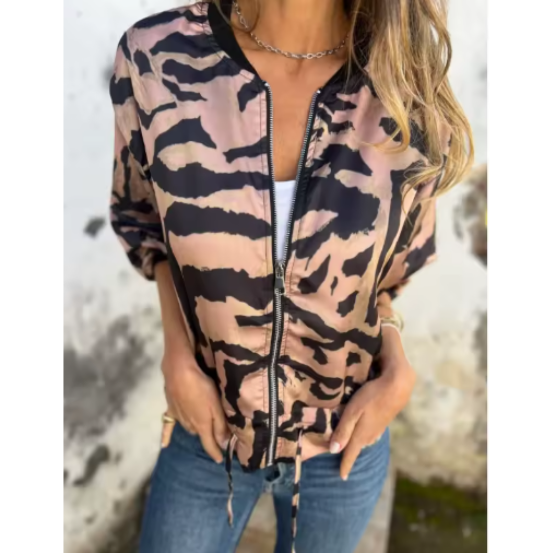 Boreal Chic™ Leopard Zip Jacket