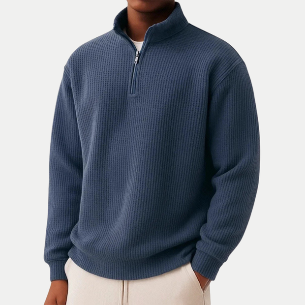 True North™ Zip-Collar Knit Sweater for Men