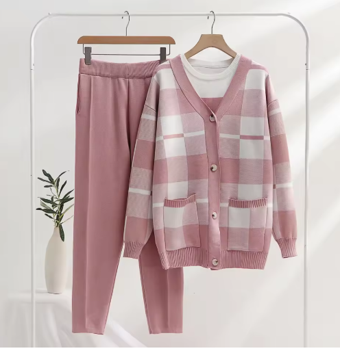 Serelle™ Soft Knit Lounge 3-Piece Set