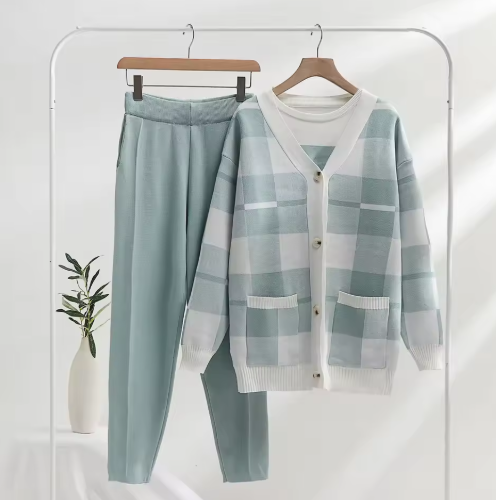 Serelle™ Soft Knit Lounge 3-Piece Set