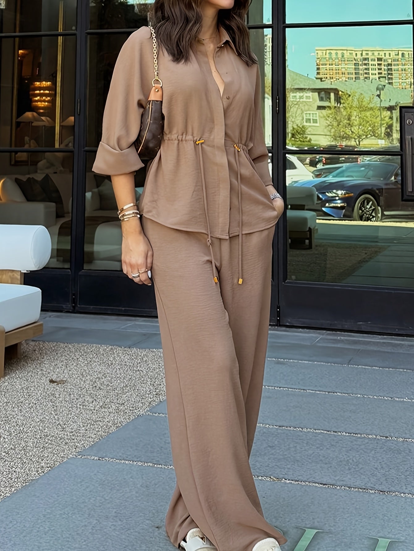 Veloura Élise™ French Wide-Leg Set
