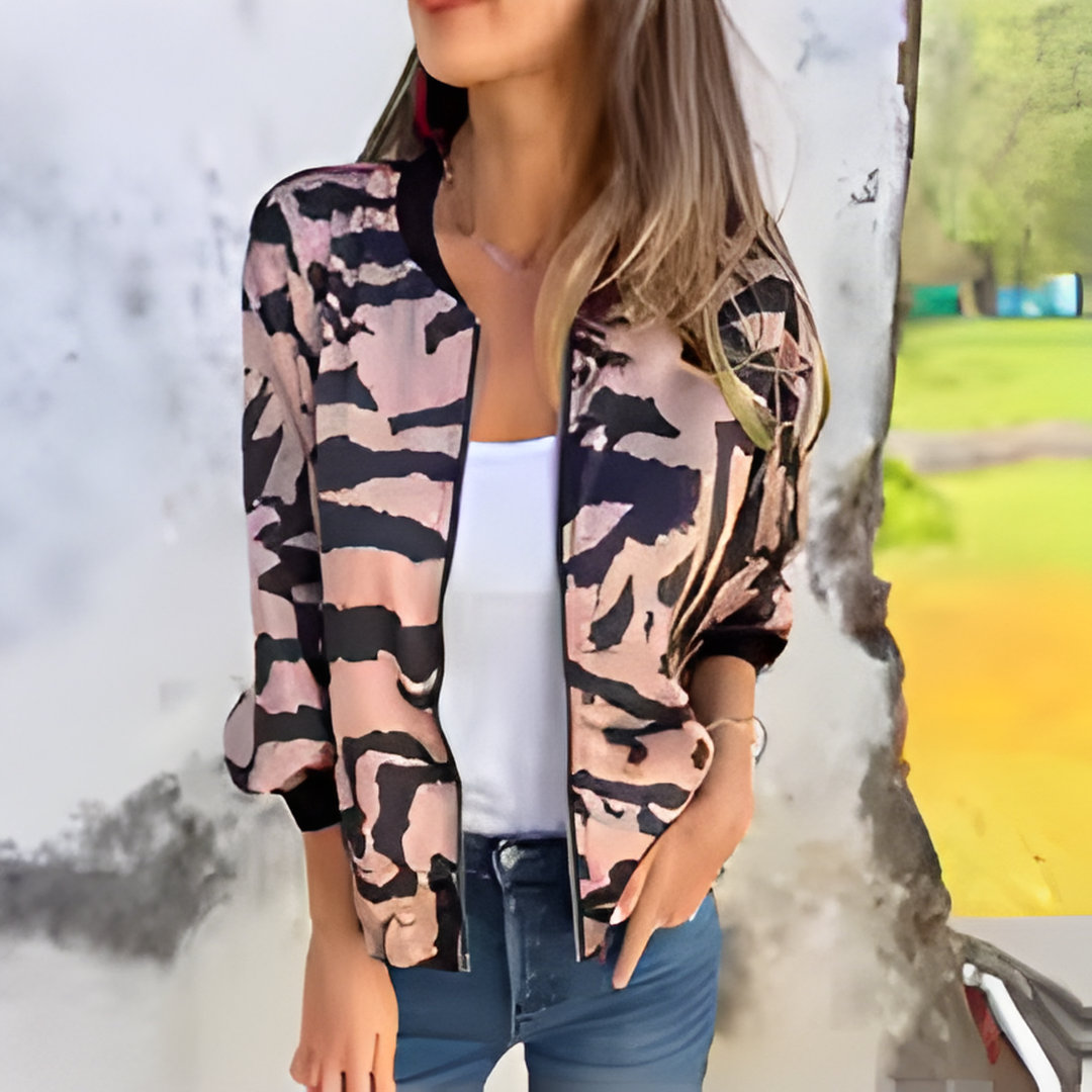 Boreal Chic™ Leopard Zip Jacket