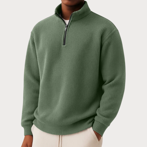 True North™ Zip-Collar Knit Sweater for Men