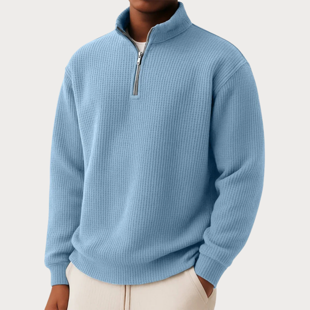 True North™ Zip-Collar Knit Sweater for Men