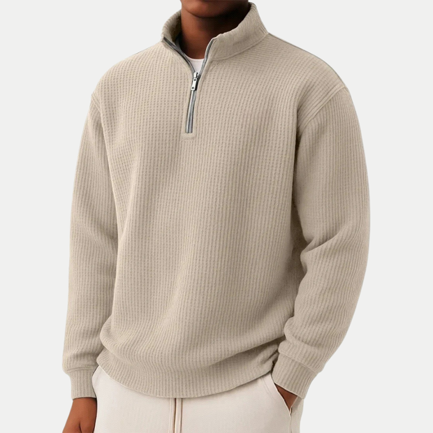 True North™ Zip-Collar Knit Sweater for Men