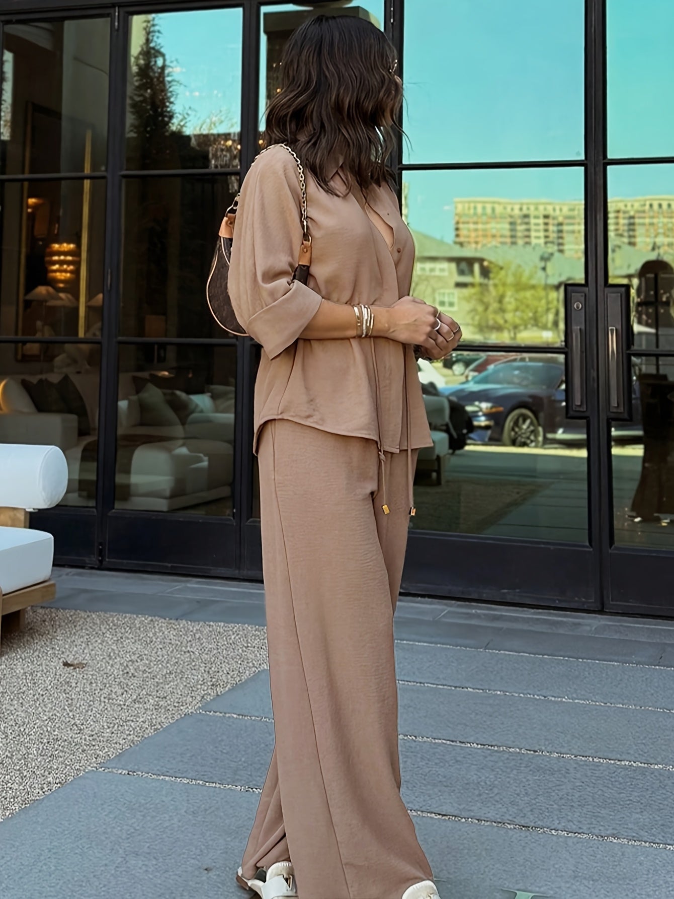 Veloura Élise™ French Wide-Leg Set