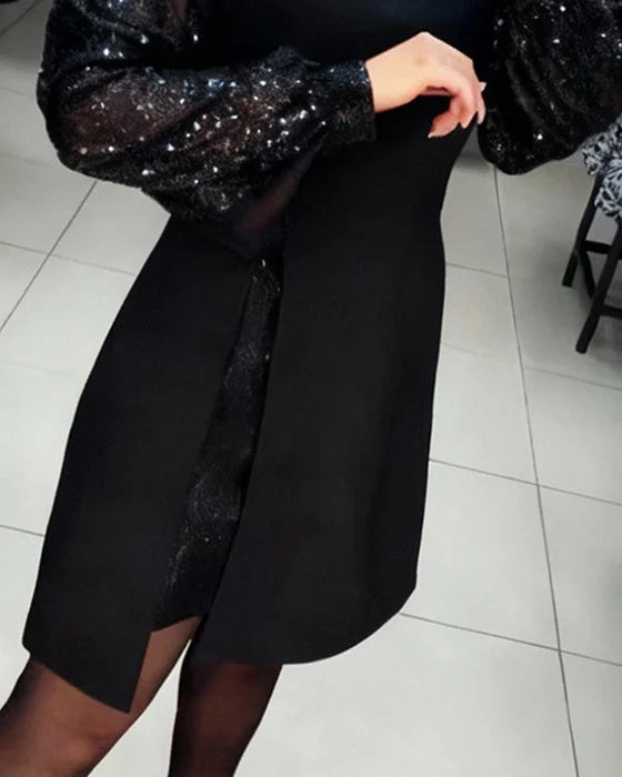 Elodie™ | Elegant Puff-Sleeve Dress for Effortless Confidence