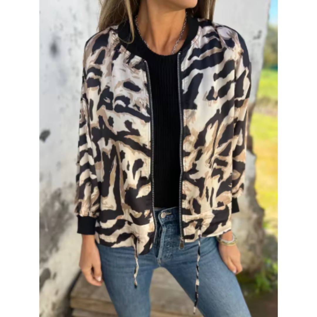 Boreal Chic™ Leopard Zip Jacket
