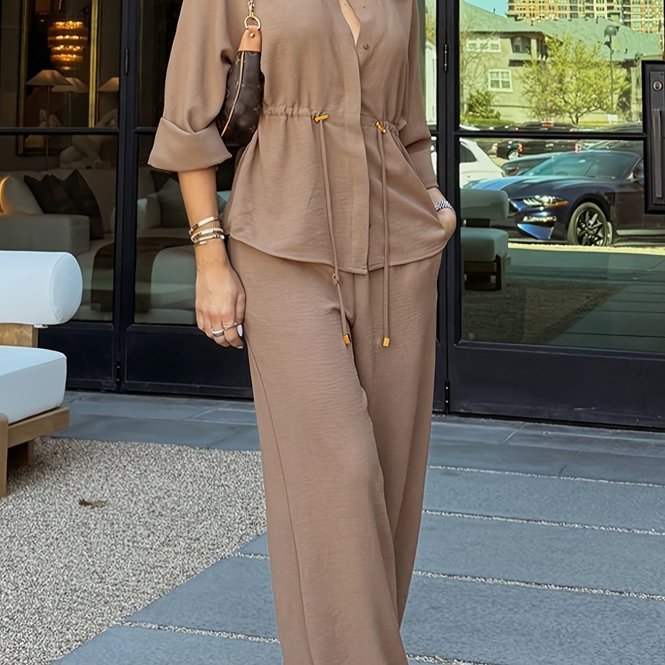 Veloura Élise™ French Wide-Leg Set