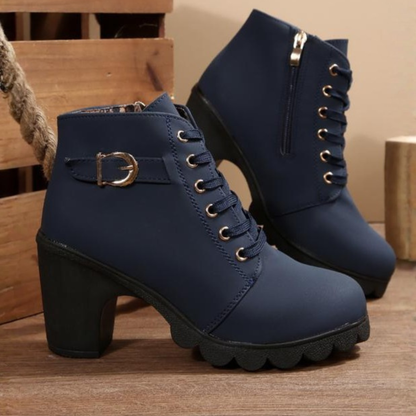 Vallira™ | Stylish Chunky Heel Ankle Boots