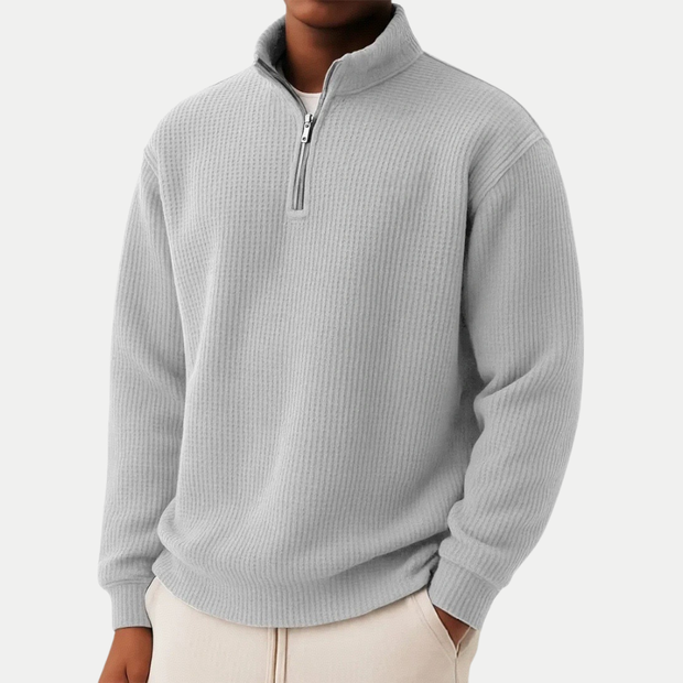 True North™ Zip-Collar Knit Sweater for Men