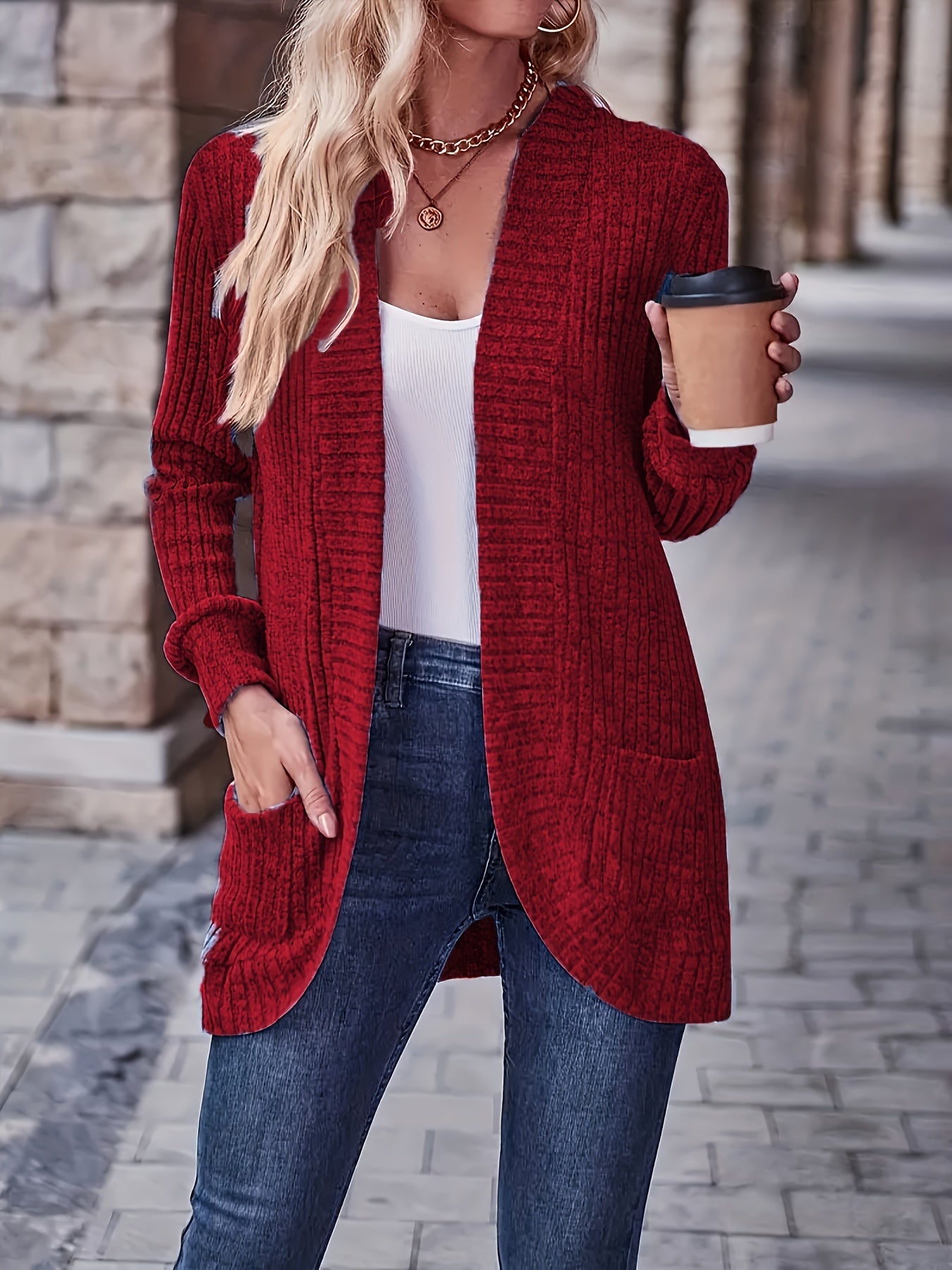 Veloura Edge™ Ribbed Pocket Top