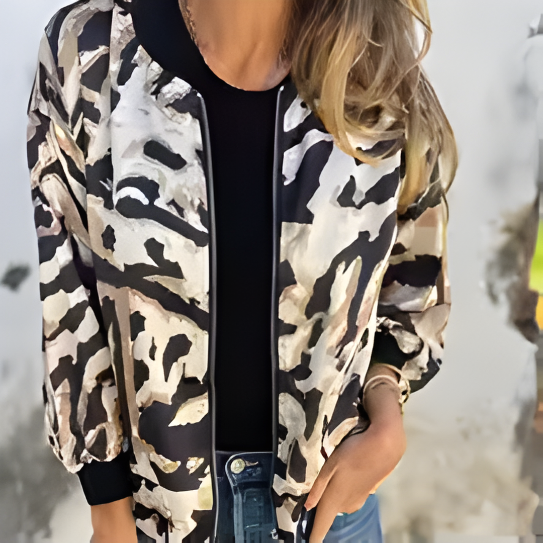 Boreal Chic™ Leopard Zip Jacket