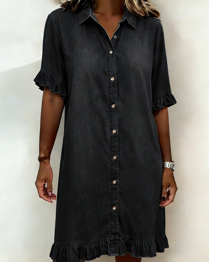 Veloura Harper™ Effortless Denim Dress