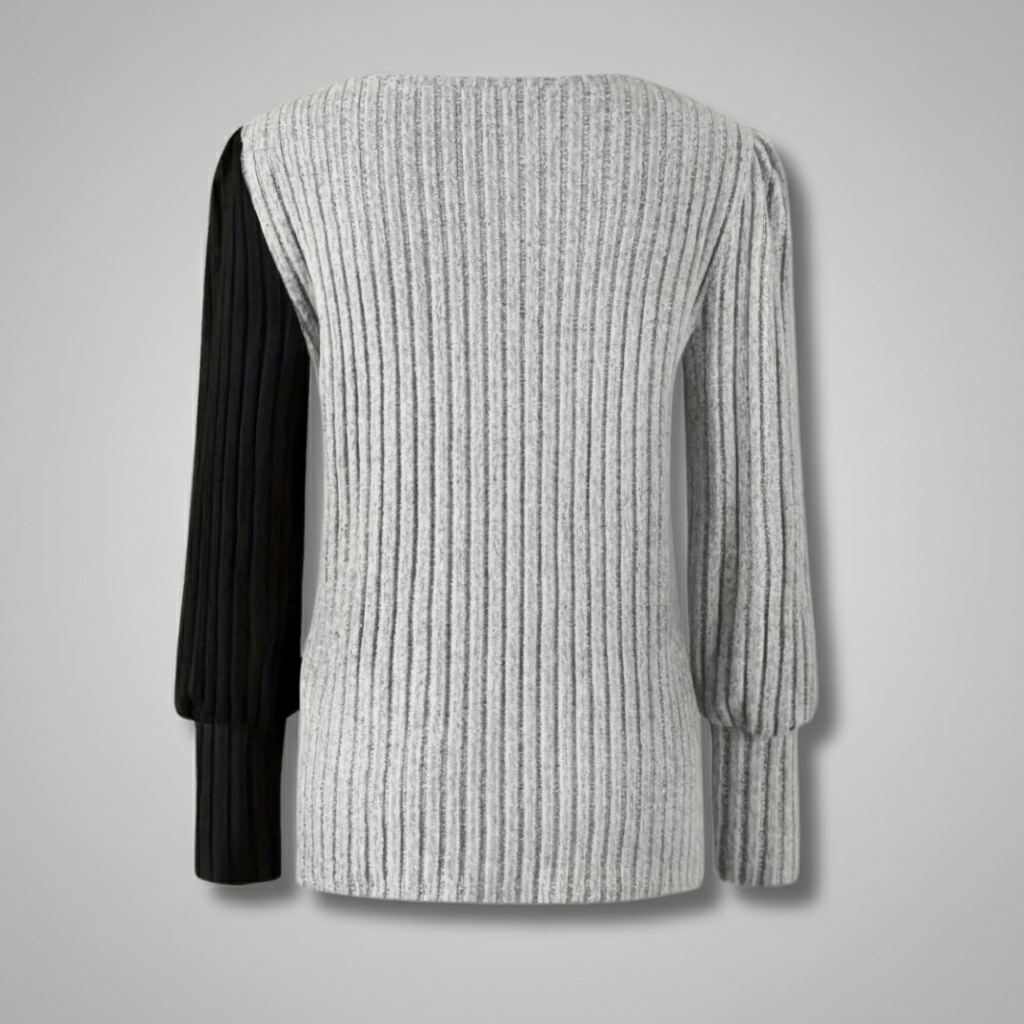 Evela™ | Soft & Chic Long-Sleeve Button-Up Knit Sweater