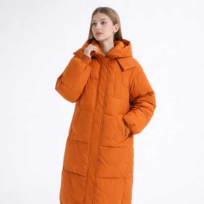 TrueNorth™ – Classic Hooded Long Puffer Coat