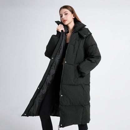 TrueNorth™ – Classic Hooded Long Puffer Coat