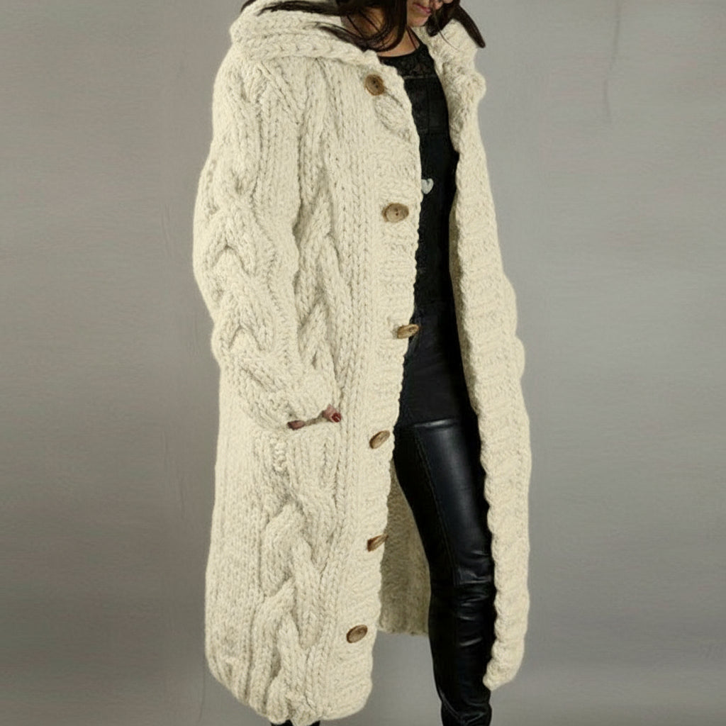 Claire | Elegant Wool-Blend Coat with Gentle Shaping