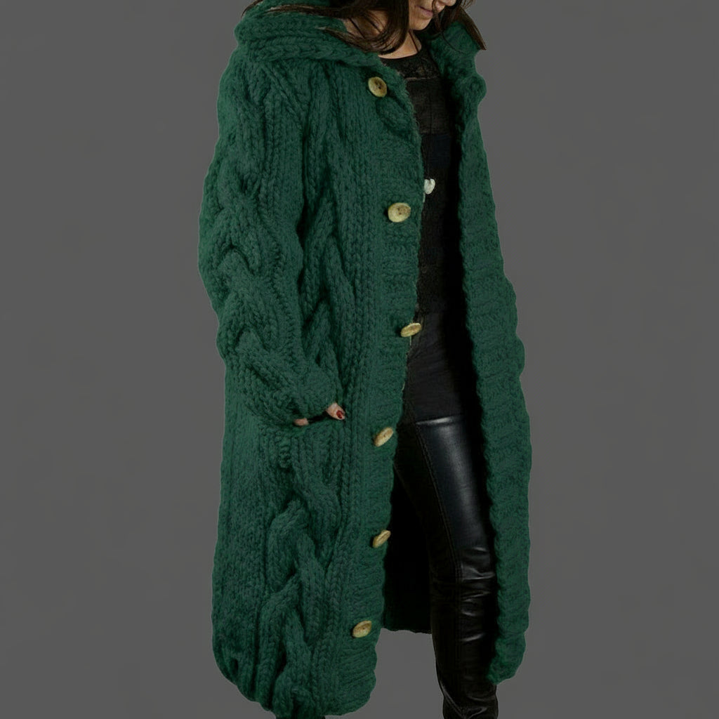 Claire | Elegant Wool-Blend Coat with Gentle Shaping