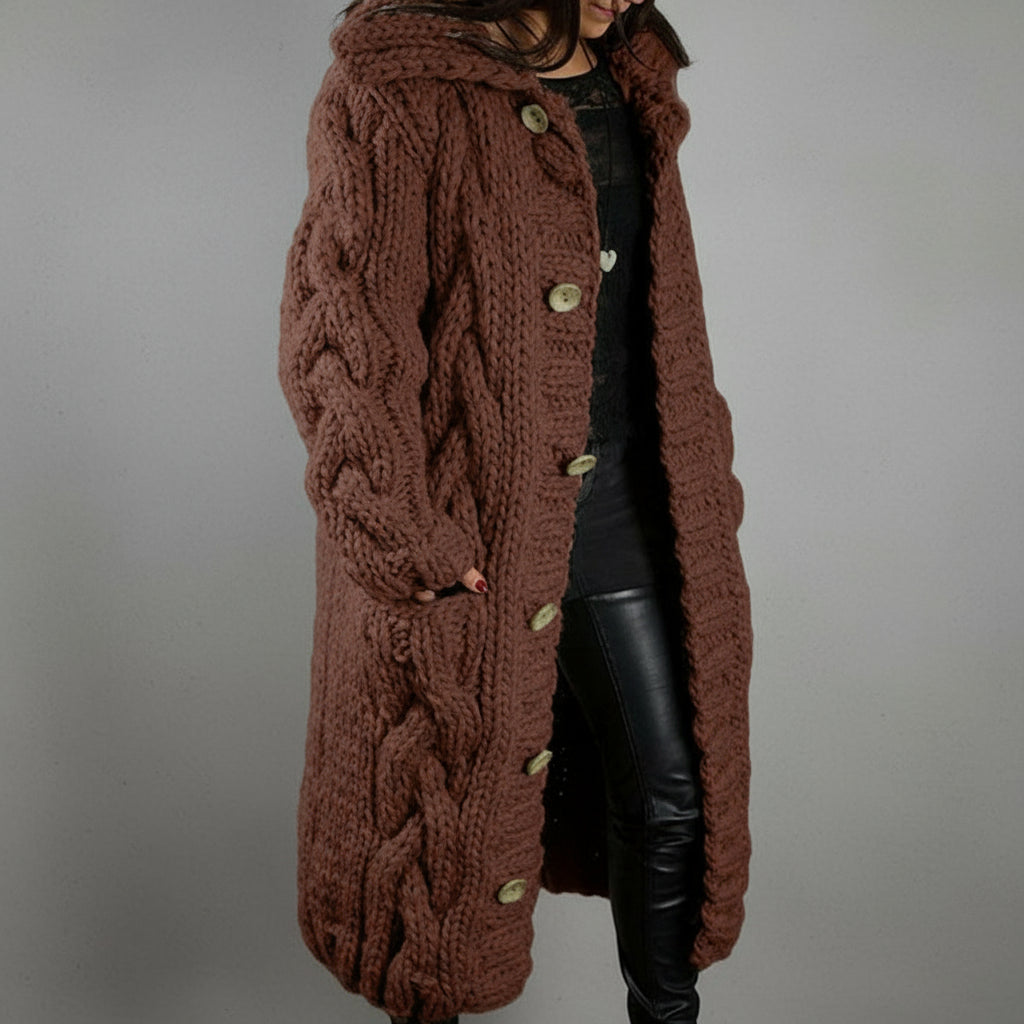 Claire | Elegant Wool-Blend Coat with Gentle Shaping