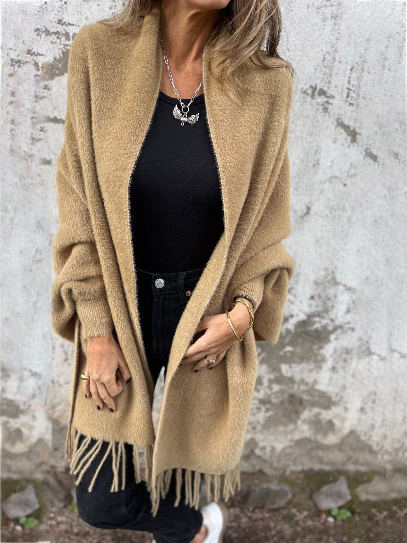 SoftWrap™ | Cozy Shawl Cardigan