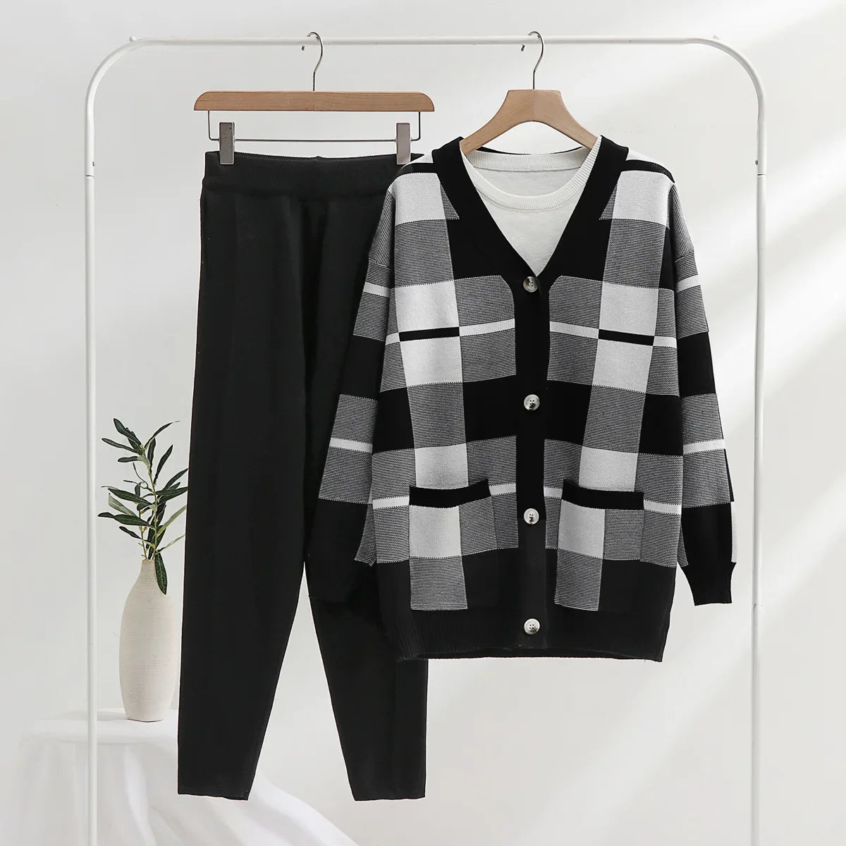 Serelle™ Soft Knit Lounge 3-Piece Set