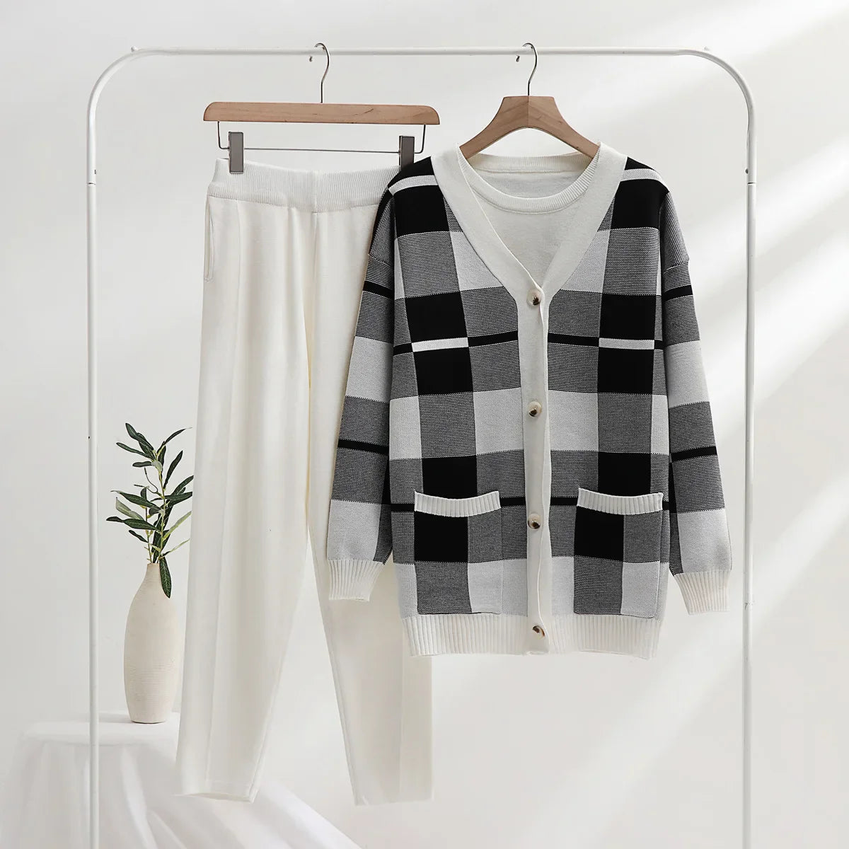Serelle™ Soft Knit Lounge 3-Piece Set