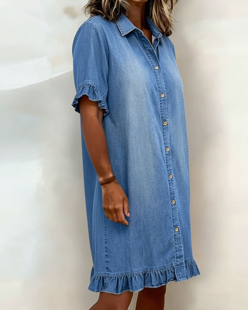 Veloura Harper™ Effortless Denim Dress