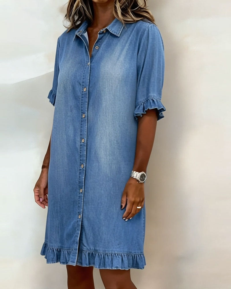 Veloura Harper™ Effortless Denim Dress