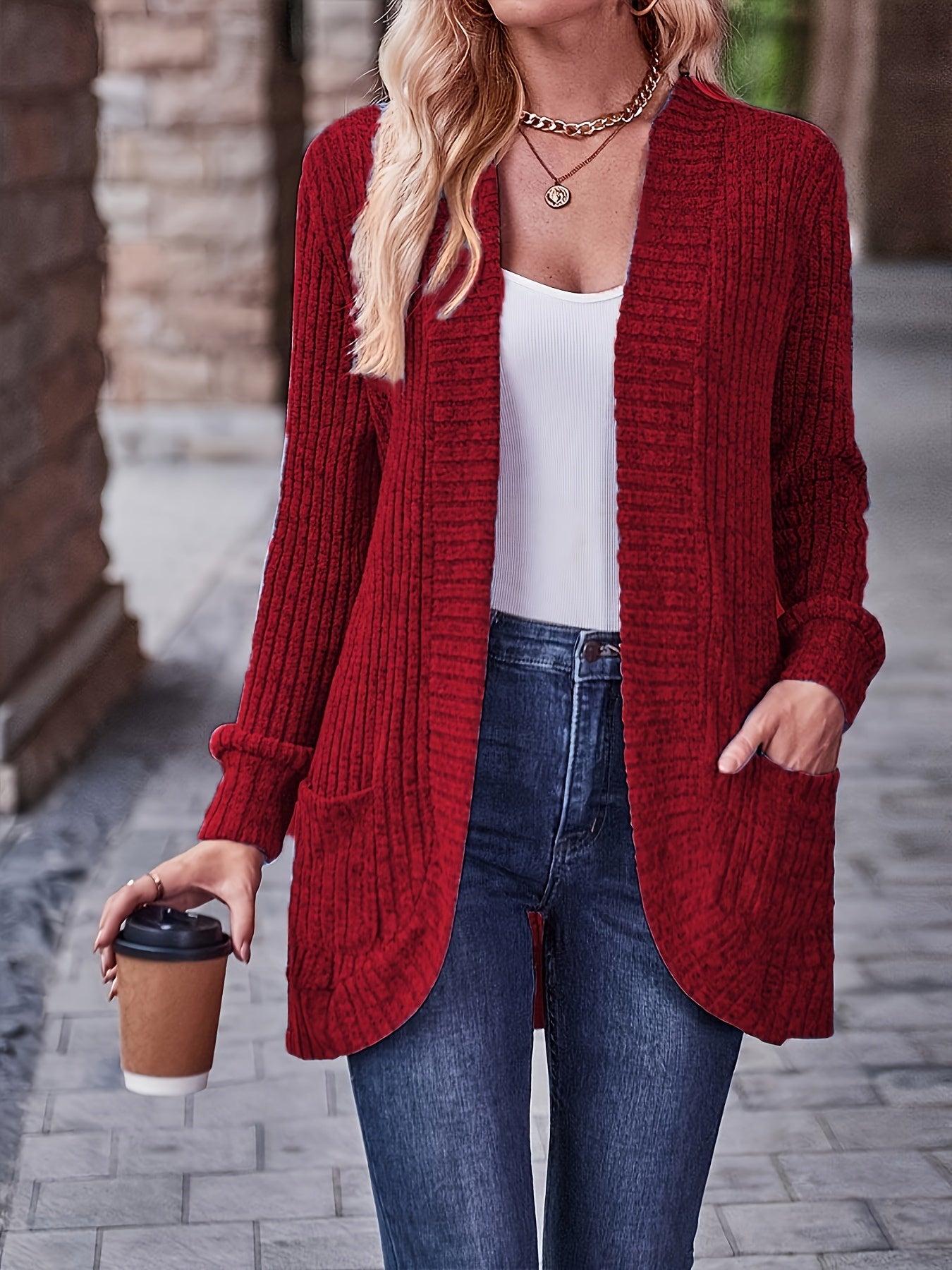 Veloura Edge™ Ribbed Pocket Top